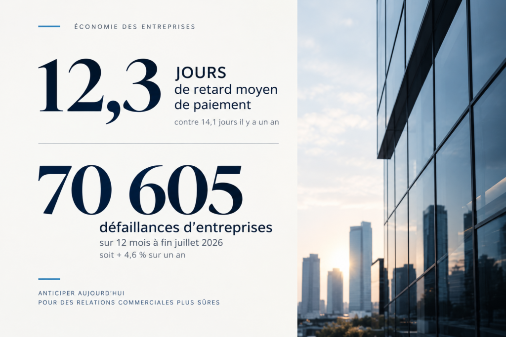 Délais de paiement : une amélioration, mais un risque d’impayé qui reste élevé
